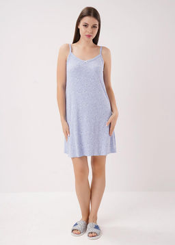 LS26-1226/1 Сорочка ночн. жен. Лазурь (ЧЗ)