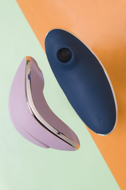 Вакуум-волновой бесконтактный стимулятор клитора Satisfyer Vulva Lover 1, силикон, фиолетовый  фото 16