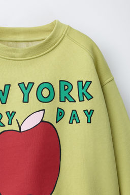 APPLE PRINT SWEATSHIRT - Zara фото 3