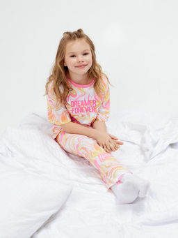 ACOOLA / Пижама детская для девочек Saidi набивка  фото 5