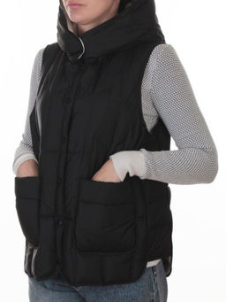 H24-26 BLACK Жилет утепленный женский (утиный пух) - Fashion фото 5