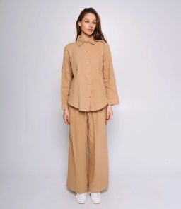 Костюм #КТ196 (1), бежевый