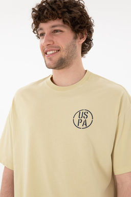 Erkek Oversize Fit Bisiklet Yaka A__k Haki Ti__rt Sepette S_rpriz _ndirim - U.s. polo assn фото 3