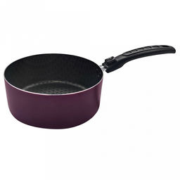 "Lace" Ковш с тефлоновым покрытием 2,5л, д20см "Кружево", h8см, s1,5мм, съемная бакелитовая ручка (Россия)