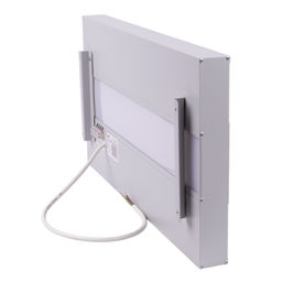 ULO-K16B 2x16W/4000K/L50 5W/RGB IP44 LIGHT GREY Светильник линейный светодиодный подвесной с фоновой подсветкой. Белый свет (4000К). Алюминий. Цвет светло-серый. TM Uniel