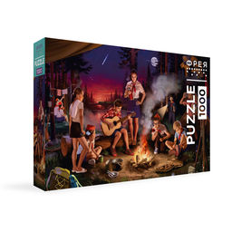 ФРЕЯ Пазл 1000 элемент. PZL-1000/105 Вечер в пионерском лагере