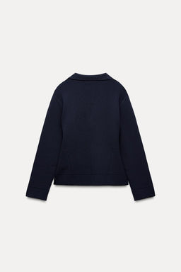 KNIT BLAZER WITH FLOWER BUTTONS - Zara фото 6