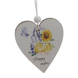 Набор из 9-ти изделий декоративных подвесных "Сердце" (5*0,5*6), L19,5 W6,5 H2 см