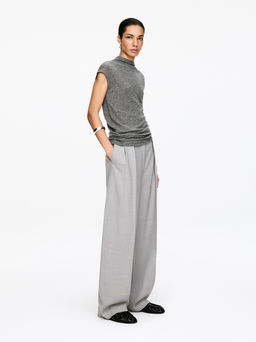Top drapeado de cachemir puro - H&m фото 6