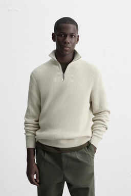 ZIP NECK SWEATER - Zara фото 2