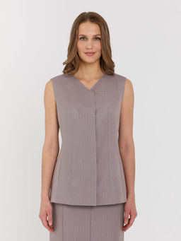 Жилет в полоску