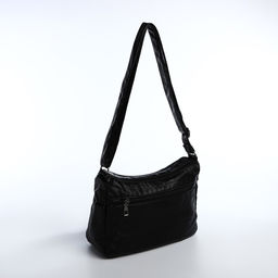 Сумка-мешок на молнии, цвет синий - Simaland фото 4