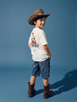 Bisiklet Yaka Toy Story Bask?l? Erkek ?ocuk Ti??rt