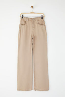 Vizon %100 Tencel Yuksek Bel Wide Leg Jeans TWOSS25JE00262 - Trendyolmilla фото 5