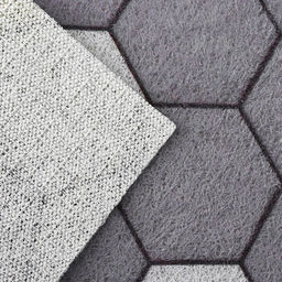 Коврик придверный Доляна «Гамма», вырезной, грязезащитный, 60×90 см, серый