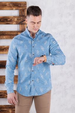 рубашка 
 17.2527-MAVI - Tricko фото 4