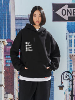 =Худи унисекс ANIME STYLE с начесом свободного силуэта - NEVERLATE фото 3