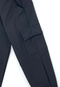 Детские брюки Softshell для девочки и мальчика TED 040 черный - Caimano фото 4