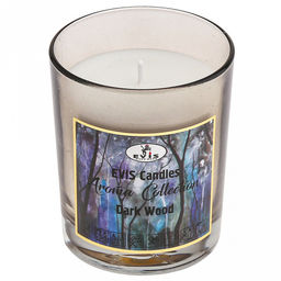 Свеча Антхольц д7,5см, h9см, ароматизированная, парафин, в стекле, время горения 36 часов, Dark Wood (Россия) - Домашняя мода фото 2
