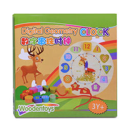 Пазл вкладыш -шнуровка Часики в коробке - Щепочка фото 5