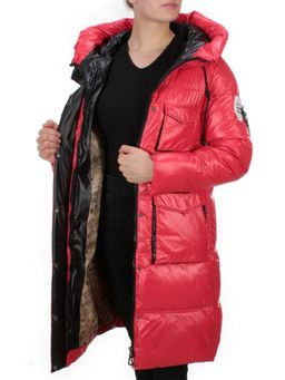 2187 RED Куртка зимняя женская AIKESDFRS (200 гр. холлофайбера) - Fashion фото 7