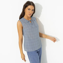 Блуза с выточками, Легкое настроение (cage) - Charutti фото 4