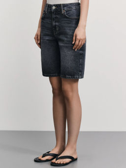 Джинсовые шорты прямые / Zarina  фото 4