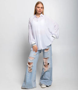 Рубашка #ОКТ115003, белый