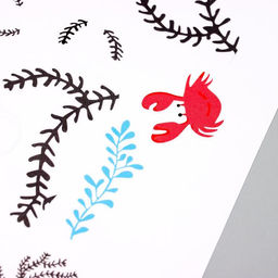 Наклейка интерьерная цветная «Пёсик в вертолёте», 50×70 см