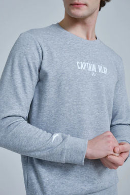 Свитшот с флисом Серый - Anta фото 6