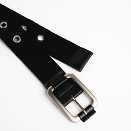 Ремень женский, ширина 3,2 см, люверсы, пряжка металл, винт, цвет чёрный - Simaland фото 2