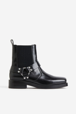 Botas biker de piel - H&m фото 5