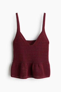 Top de tirantes efecto crochet - H&m фото 2