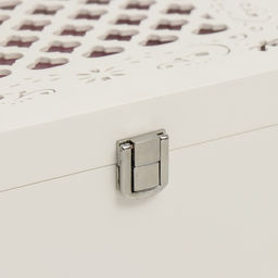 Шкатулка дерево для украшений Белоснежная 22х16х10 см - Simaland фото 2