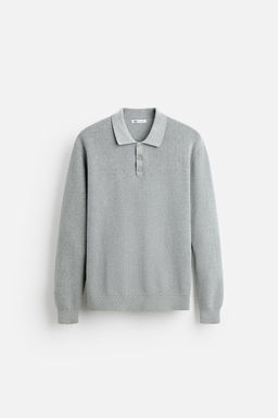 PURL KNIT POLO SHIRT - Zara фото 6