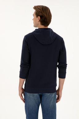Erkek Lacivert Basic Sweatshirt Sepette S_rpriz _ndirim - U.s. polo assn фото 5