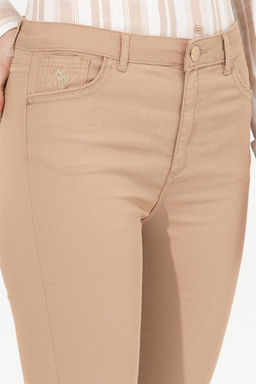 U. S. Polo Assn Женские брюки светло-коричневого цвета - U.s. polo assn фото 12