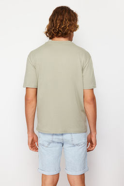 TRENDYOL MAN Siyah Oversize/Genis Kesim Bask?l? %100 Pamuklu T-Shirt TMNSS23TS00261 - Trendyolmilla фото 50