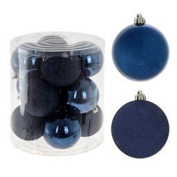 Украшение новогоднее "Шар", набор из 12 шт, D 8 см, L19 W19 H21 см