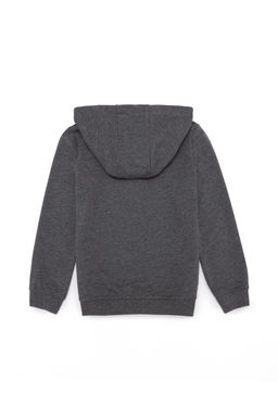 Толстовка для мальчиков антрацитовый меланж Basic - U.s. polo assn фото 2