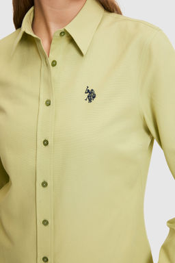 Kad_n Ye_il Uzun Kollu Basic G_mlek - U.s. polo assn фото 7