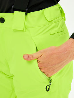 Брюки зимние женские / сноубордические Alpha Endless Симфония склона_YEL Желто-зеленый  фото 31