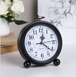 Будильник 13х4,5х16 см Черный / 508 /уп 60/ 737954