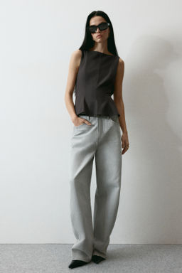 Top sastre con peplum - H&m фото 6