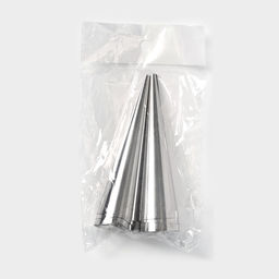 Набор форм для круассанов и трубочек Доляна, 6 шт., 11×3 см, цвет серебристый