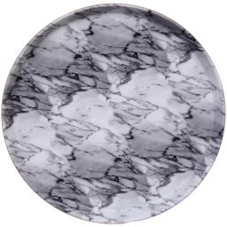 Цена за 2 шт. Поднос пластиковый "МРАМОР" 35см