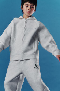 PANTAL?N SPORTY LOGO / Gris vigor? - Zara фото 7