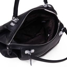 Стильная и оригинальная черная сумка Mironpan  фото 4