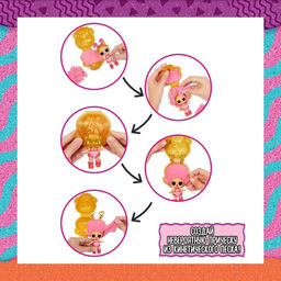 Кукла ЛОЛ в шаре Squish Magic Hair, с аксессуарами, L.O.L. Surprise!