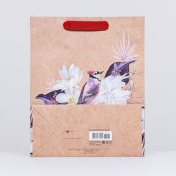 Пакет подарочный Цветочная Симфония 26 х 32 х 12 см - Simaland фото 2